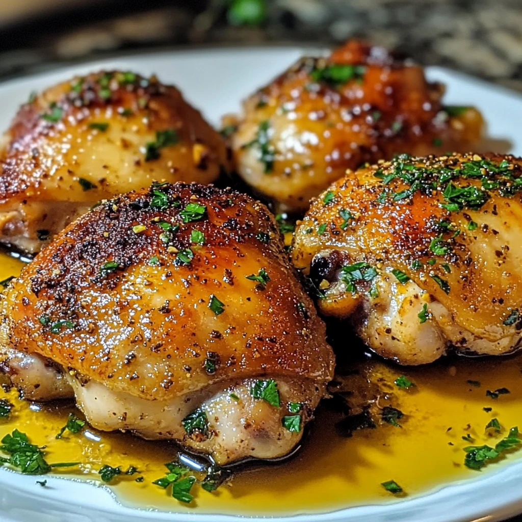 Baked Chicken Thighs 4 Servings Easy Delicious