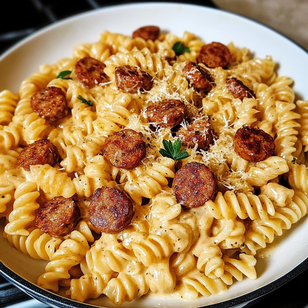 Cajun Smoked Sausage Alfredo Pasta 4 Servings Awesome Delicious