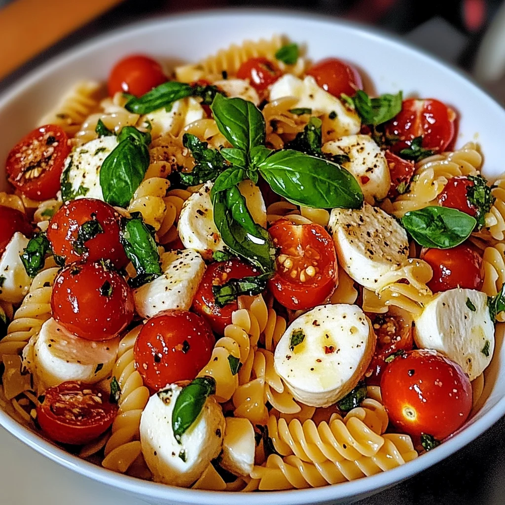 Caprese Pasta Salad 4 Servings Perfect Delicious