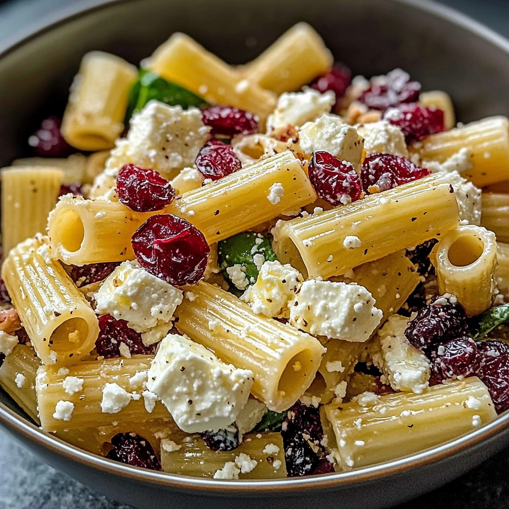 Feta & Cranberry Rigatoni Salad 4 Servings Perfect Delicious