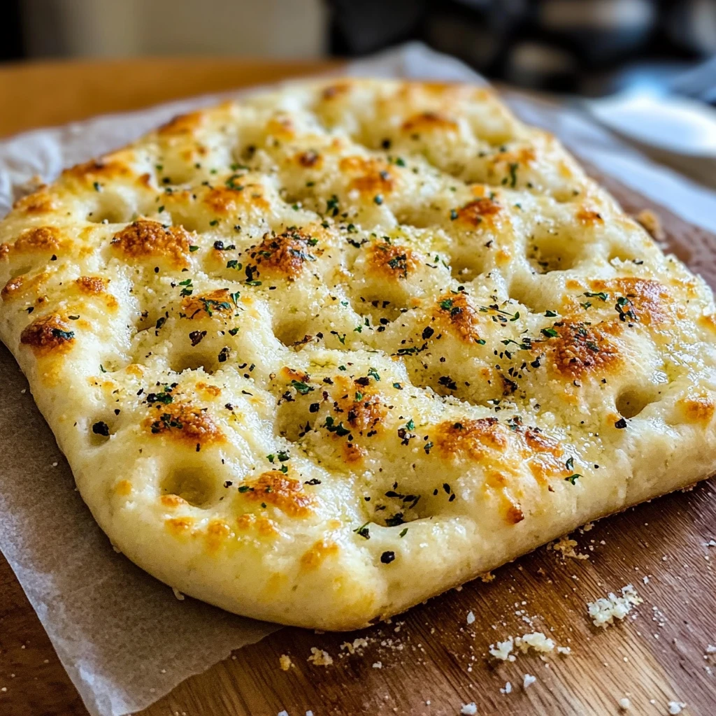 Garlic Parmesan Focaccia Bread 5 Steps Ultimate Delicious