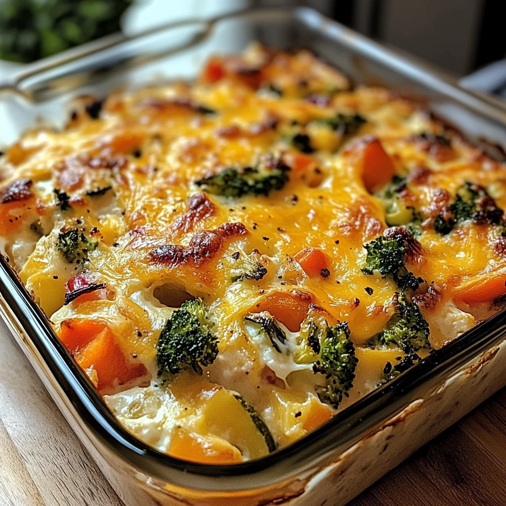 High-Protein Cottage Cheese Veggie Bake 4 Servings Easy Delicious