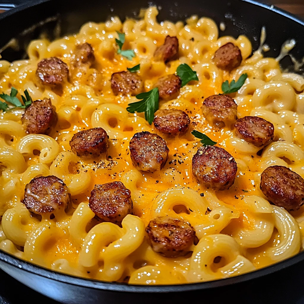 One-Skillet Smoky Cajun Sausage & Cheese Mac: 30 Minutes Ultimate Delicious
