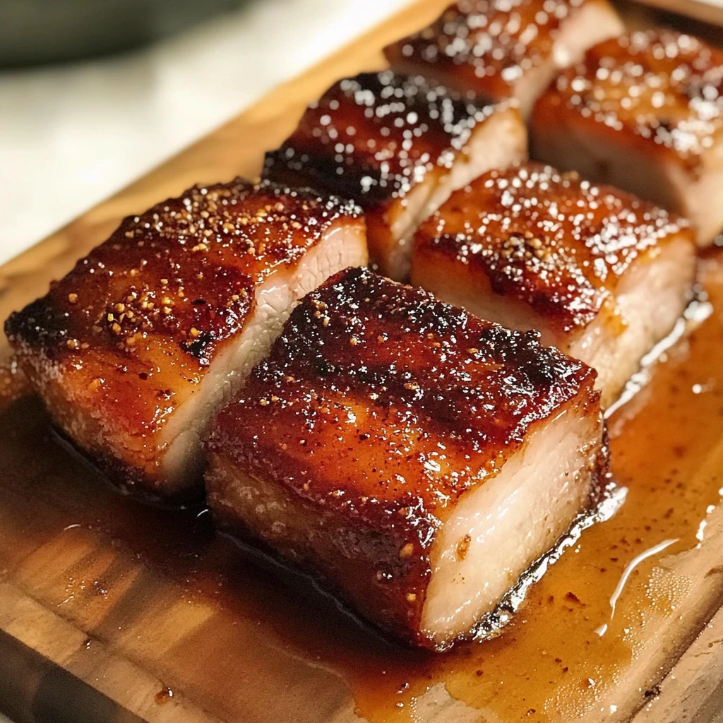 Savory Honey Glazed Pork Belly 4 Servings Perfect Delicious
