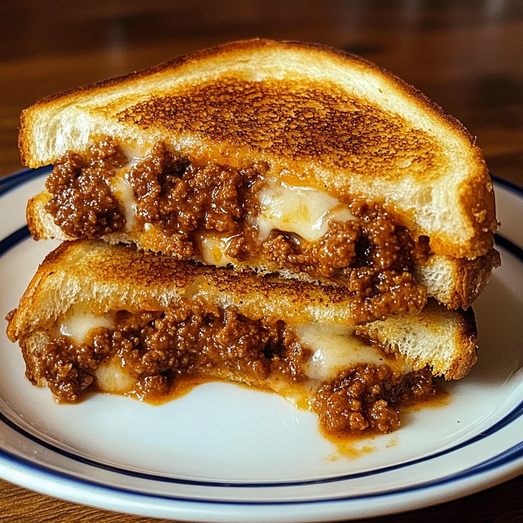 Sloppy Joe Grilled Cheese 5 Steps Ultimate Delicious