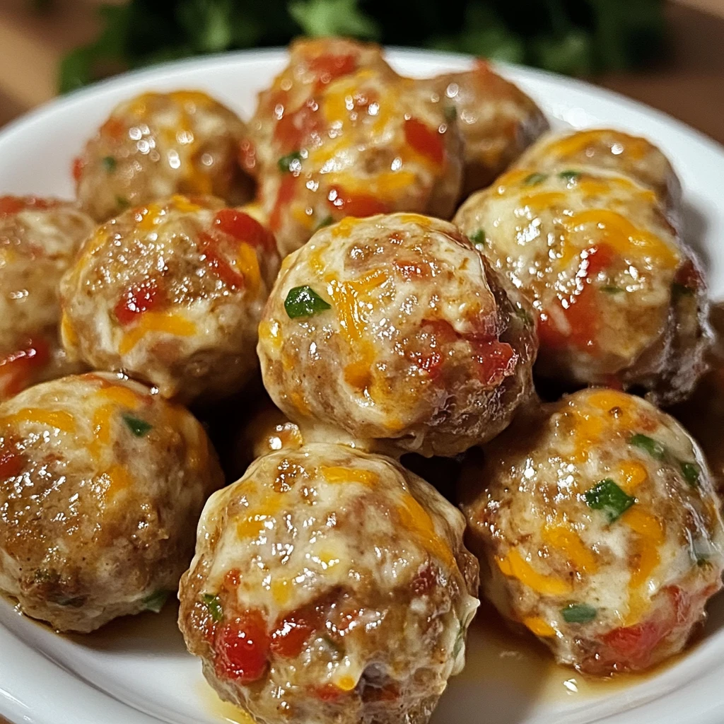 Spicy Rotel Cream Cheese Sausage Balls 20 Minutes Ultimate Delicious