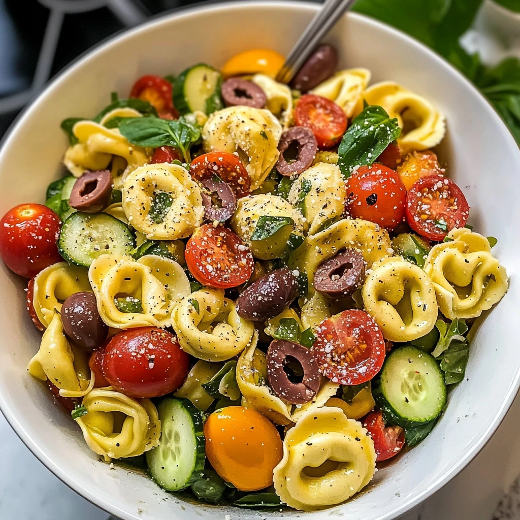 Tortellini Pasta Salad 7 Ingredients Ultimate Delicious