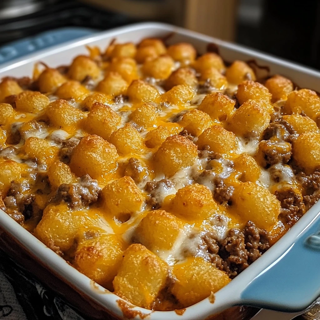 5-Ingredient Tater Tot Casserole 30 Minutes Ultimate Delicious