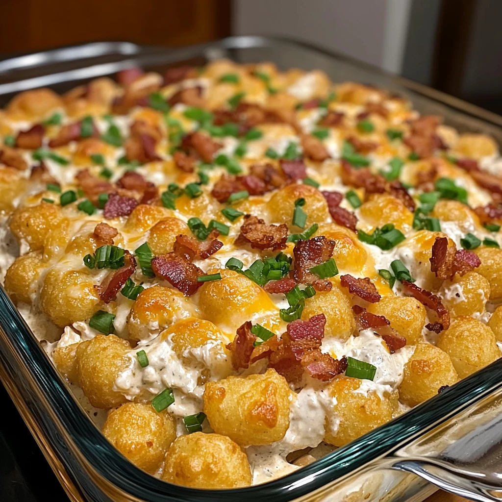 Bacon Ranch Tater Casserole 5 Steps Easy Delicious