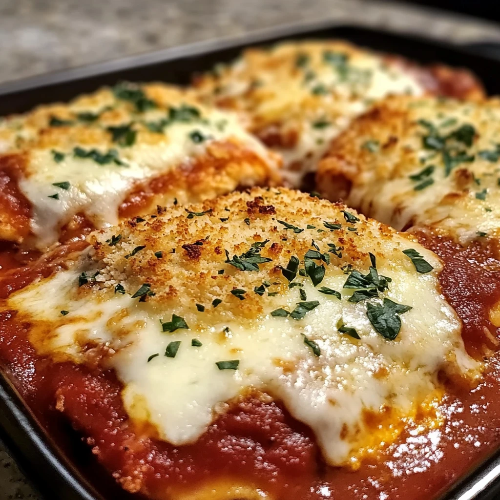 Baked Chicken Parmesan 30 Minutes Easy Delicious