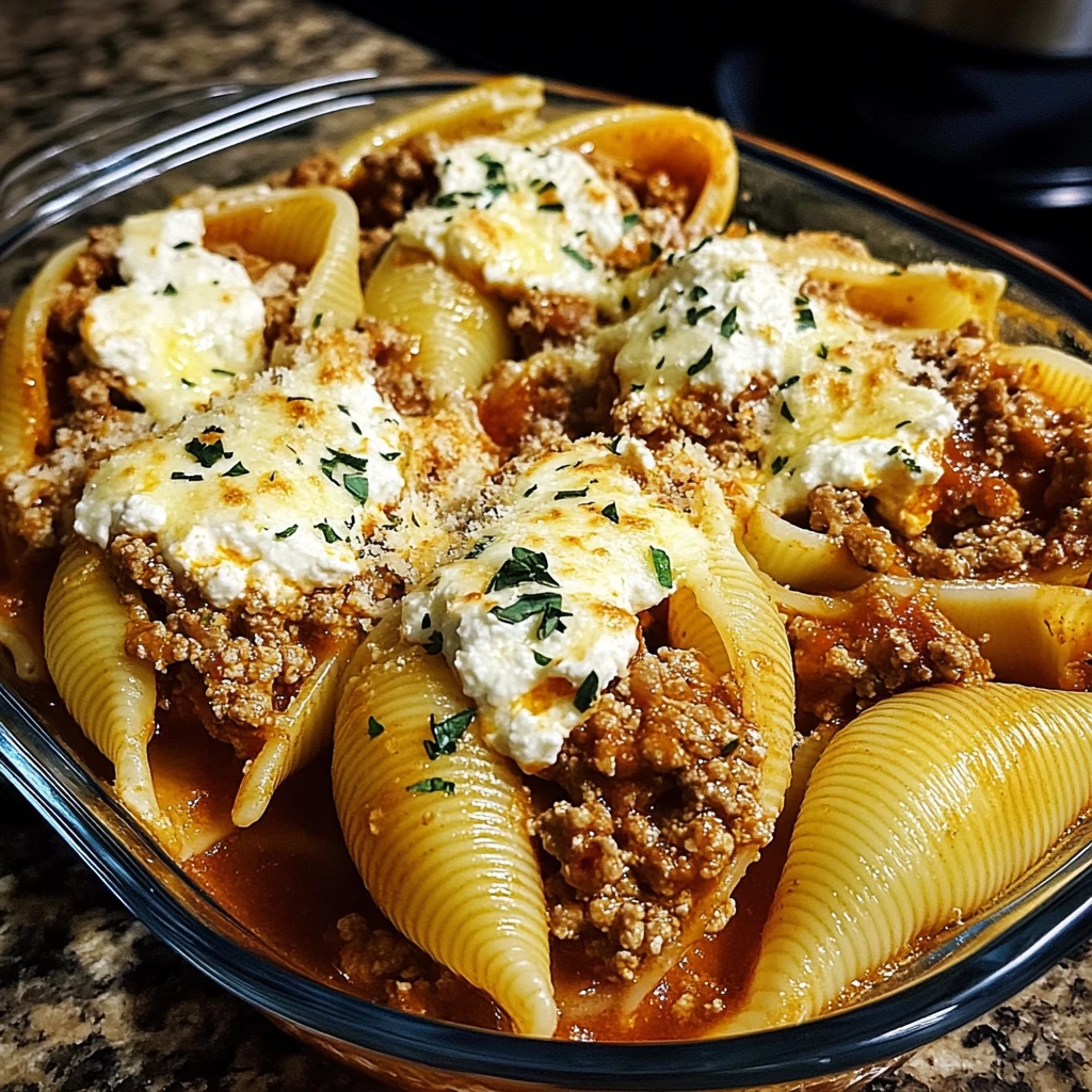 Beef-Stuffed Shells 7 Ingredients Perfect Delicious