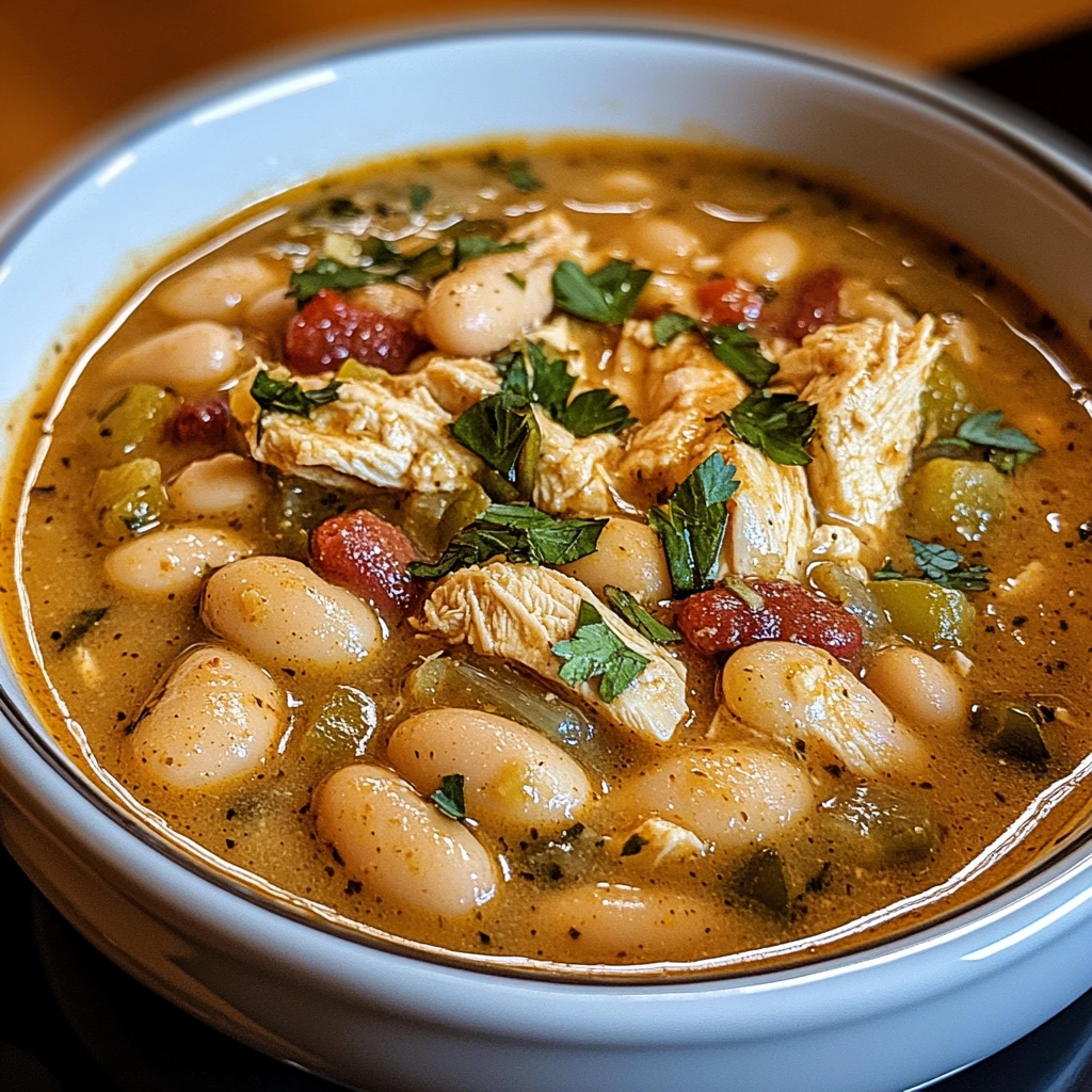 Discover the Cajun White Chicken Chili recipe! It's easy to make and delightfully creamy. Try it today for a tasty meal!