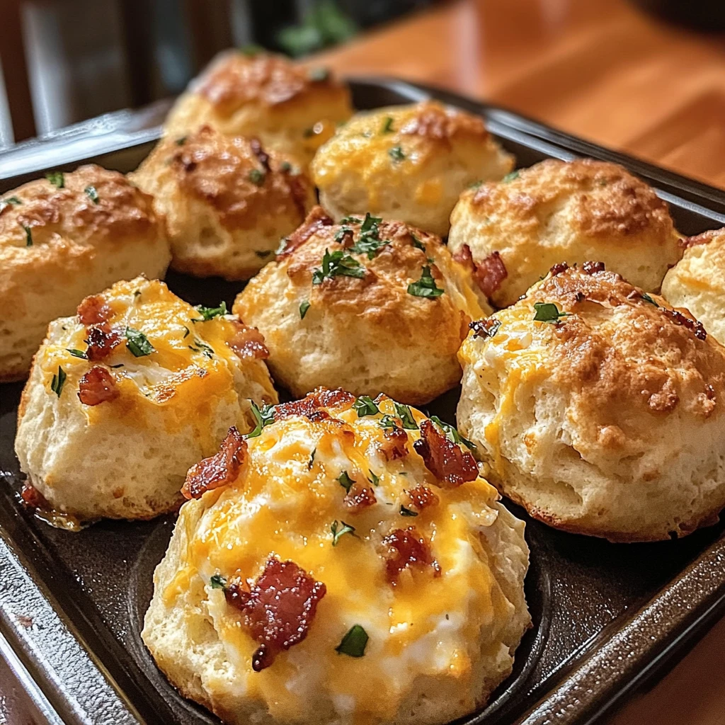 Cheddar Bacon Egg Biscuit Bombs 30 Minutes Ultimate Delicious