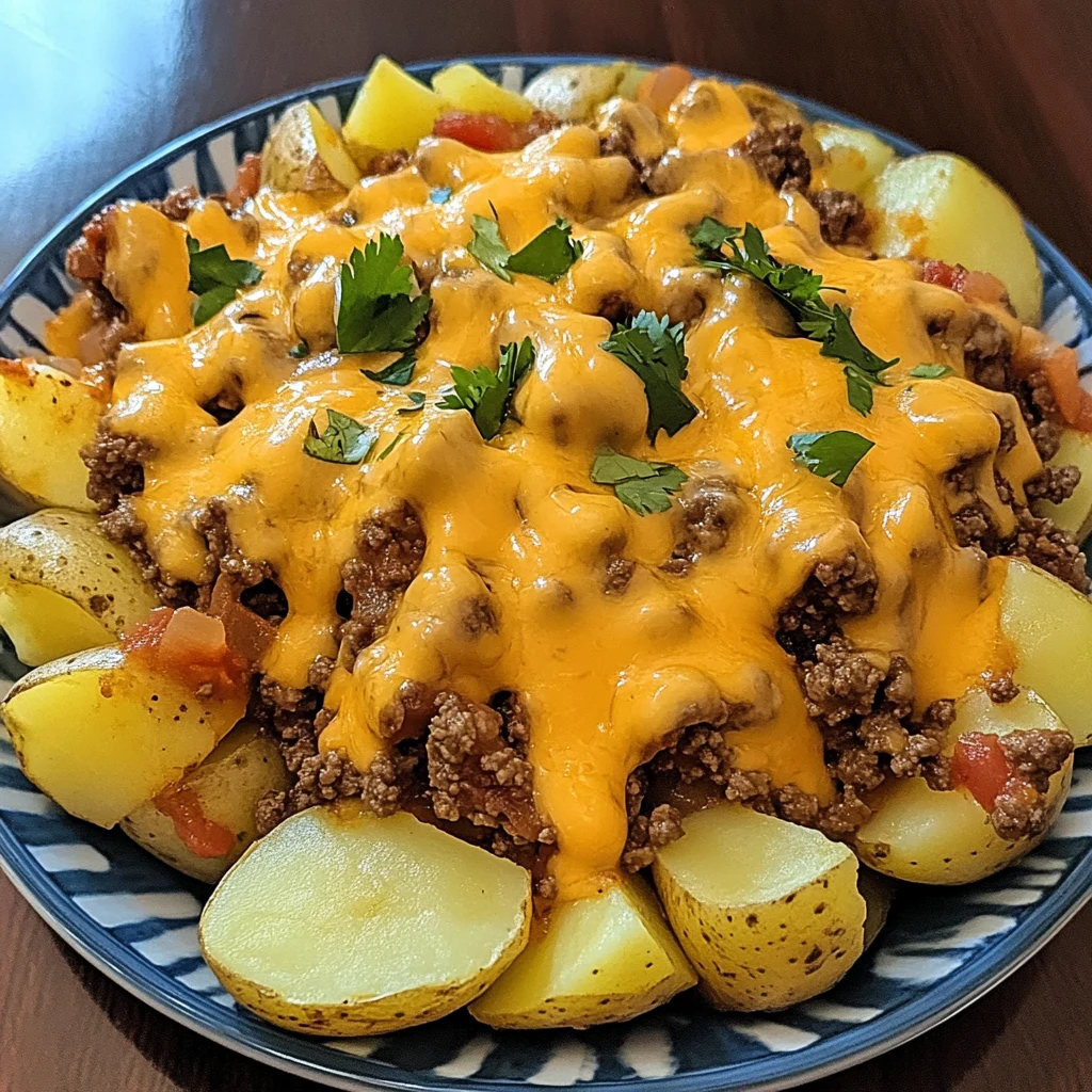 Cheesy Taco Potatoes 4 Servings Ultimate Delicious