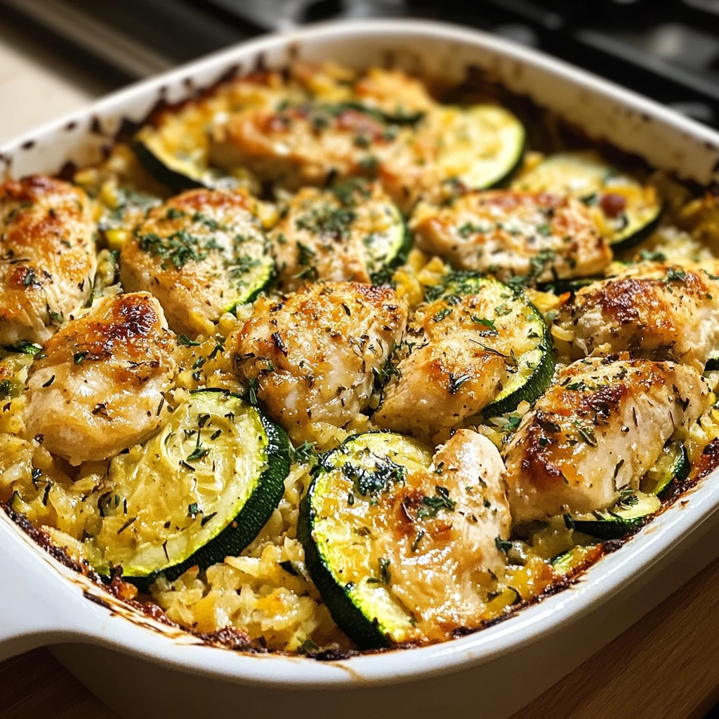 Chicken Zucchini Bake 5 Steps Easy Delicious