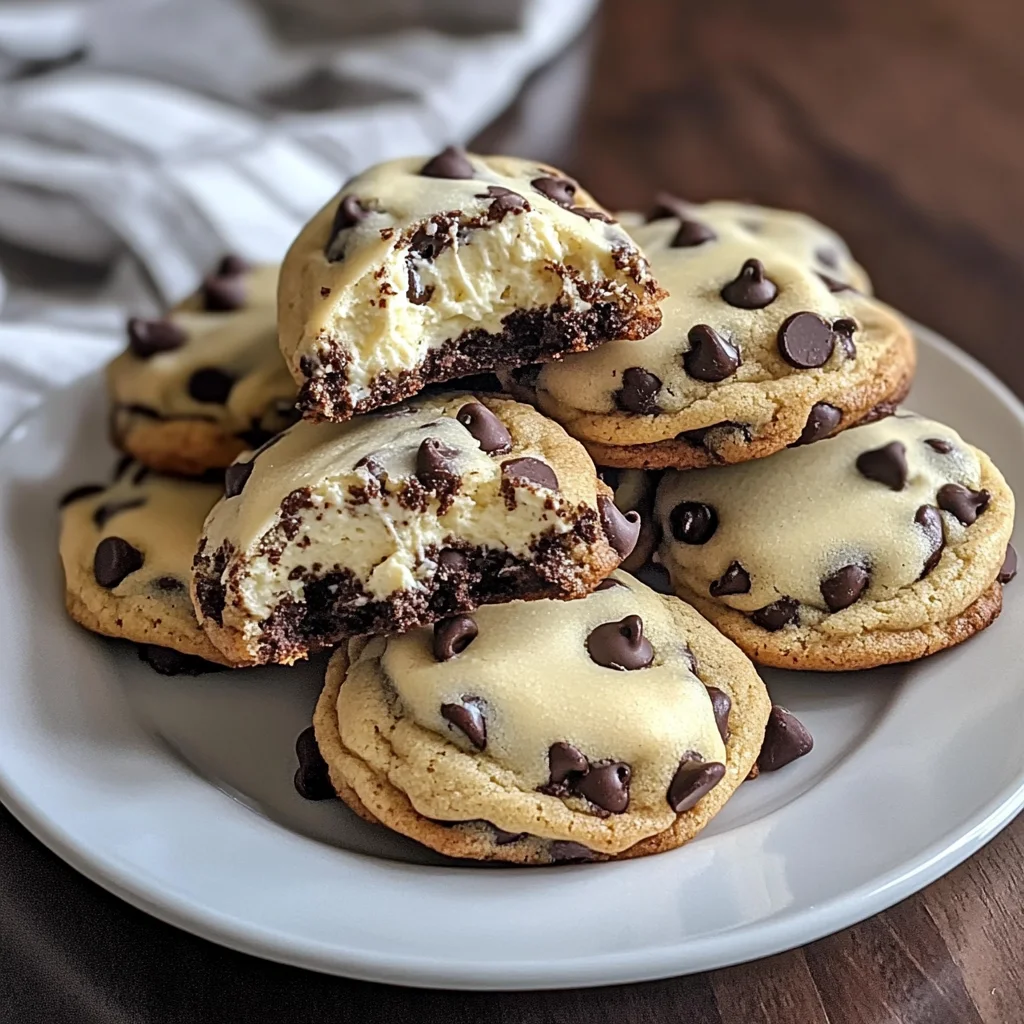 Chocolate Chip Cheesecake Cookies 10 Minutes Easy Delicious