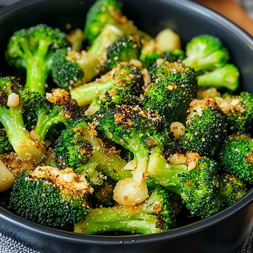 Crispy Garlic Air Fryer Broccoli 10 Minutes Quick Amazing