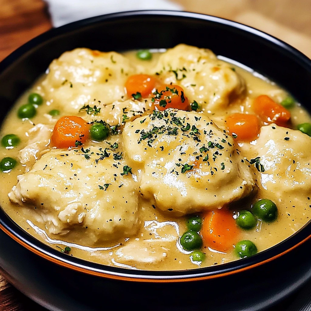 Crockpot Chicken and Dumplings 4 Servings Easy Delicious