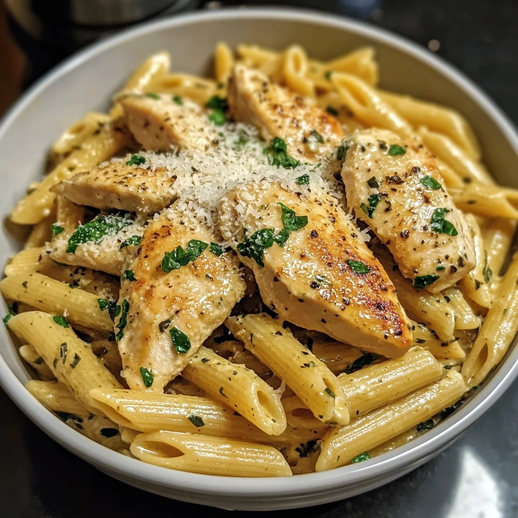 Garlic Parmesan Chicken Pasta 30 Minutes Easy Delicious