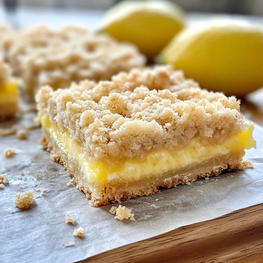 Lemon Crumb Bars 5 Steps Perfectly Delicious