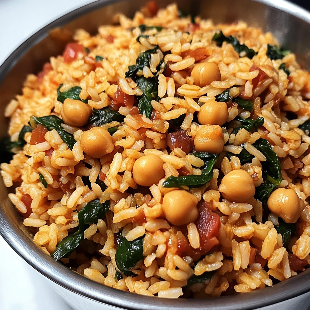 Discover Mediterranean Rice and Beans! A quick, healthy dish packed with flavor. Try it today for a delicious meal!