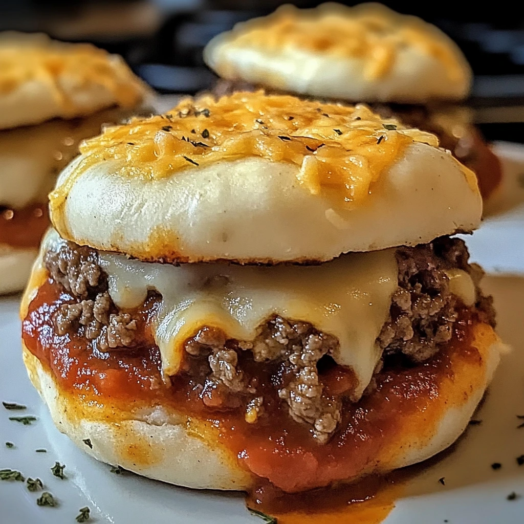 Old School Pizza Burgers 6 Ingredients Easy Delicious