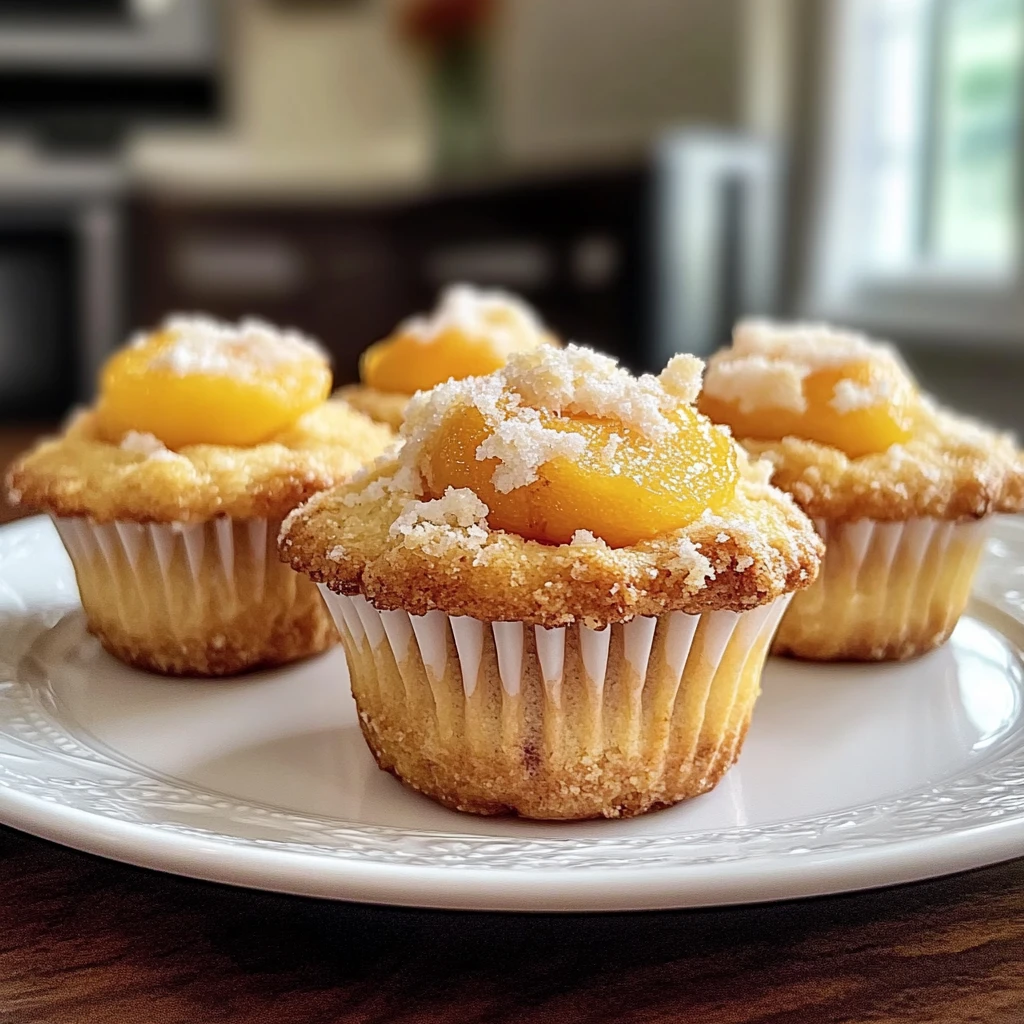 Enjoy Peach Cobbler Muffins with fresh peaches! Follow this easy recipe for a delicious summer treat. Try it today!