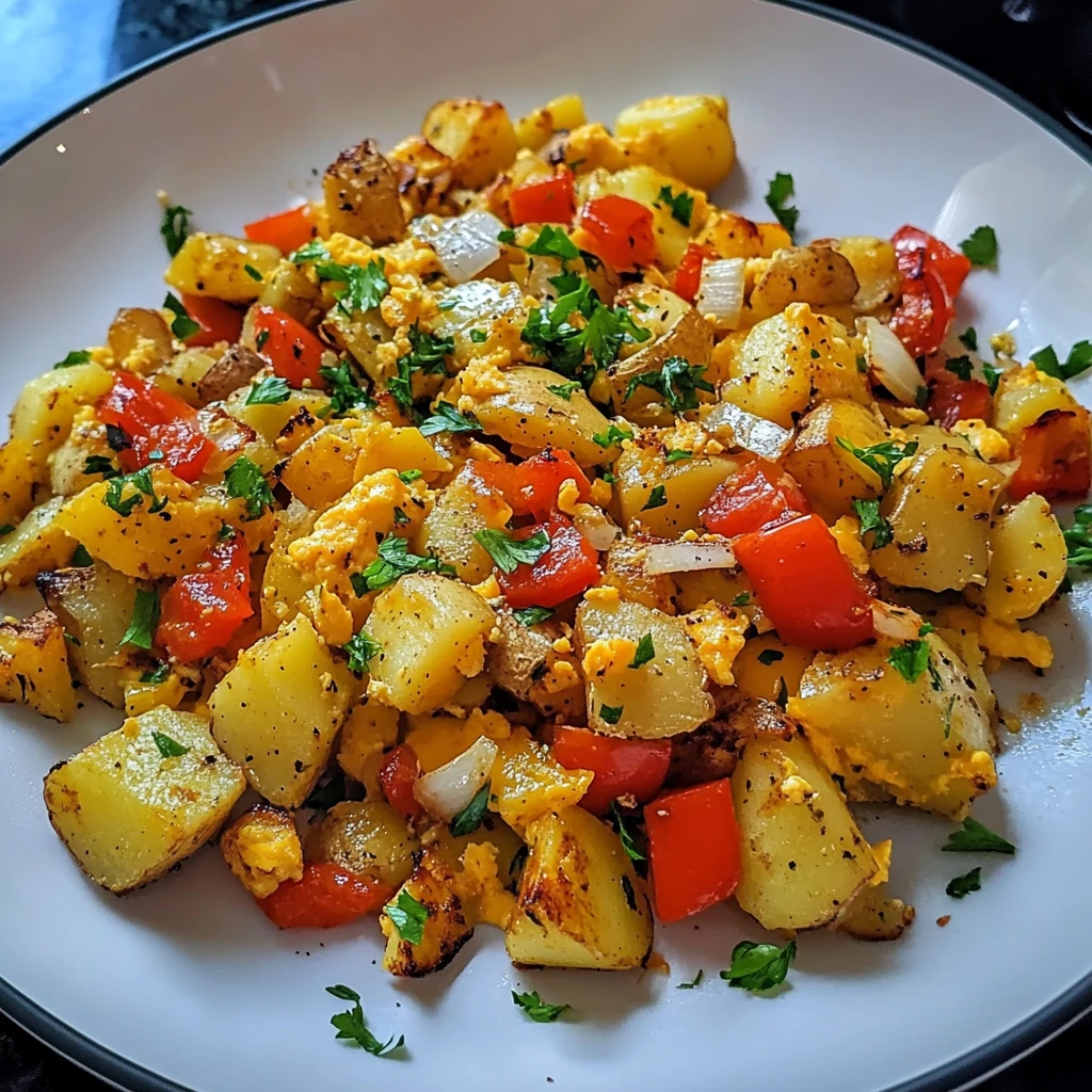 Potato Egg Scramble 5 Steps Ultimate Delicious