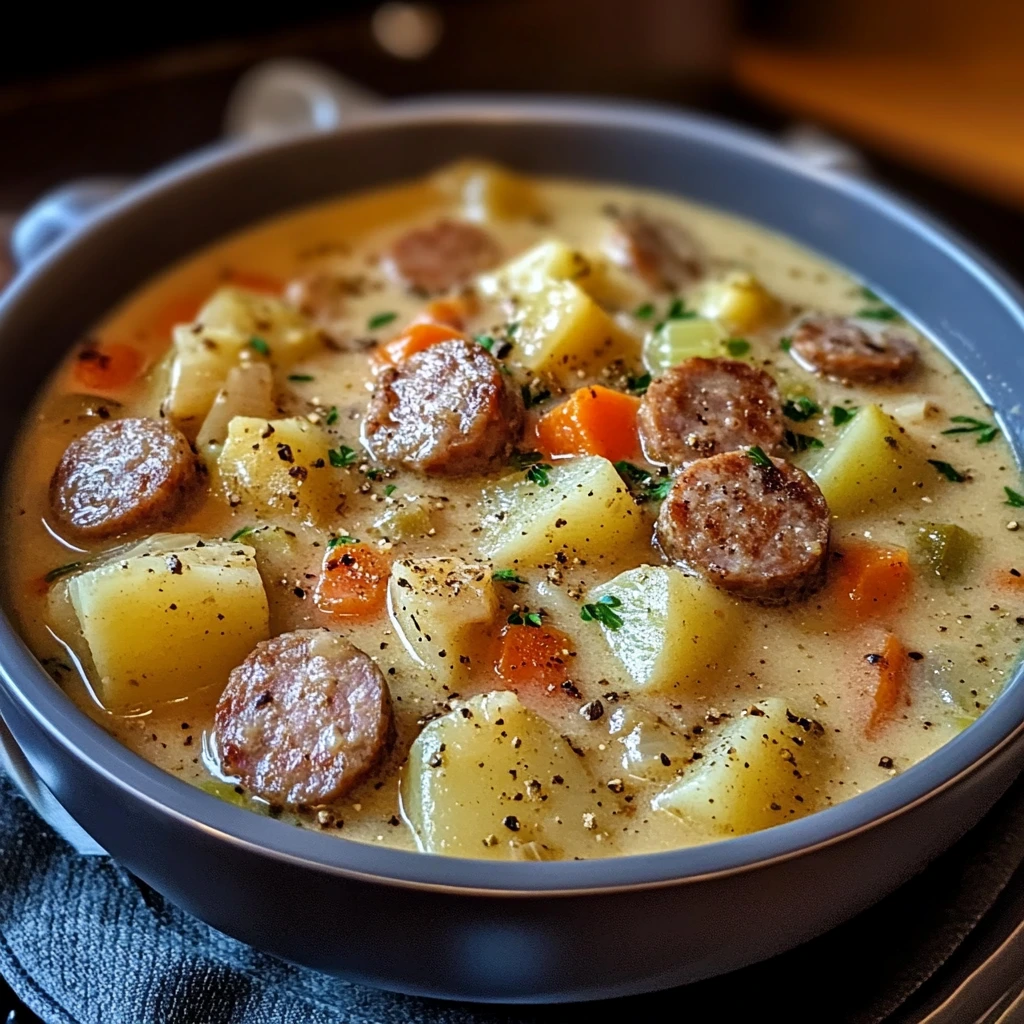 Potato and Sausage Chowder 30 Minutes Ultimate Delicious