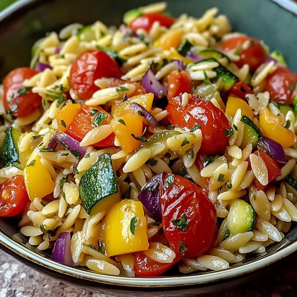 Roasted Vegetable Orzo 30 Minutes Perfect Delicious