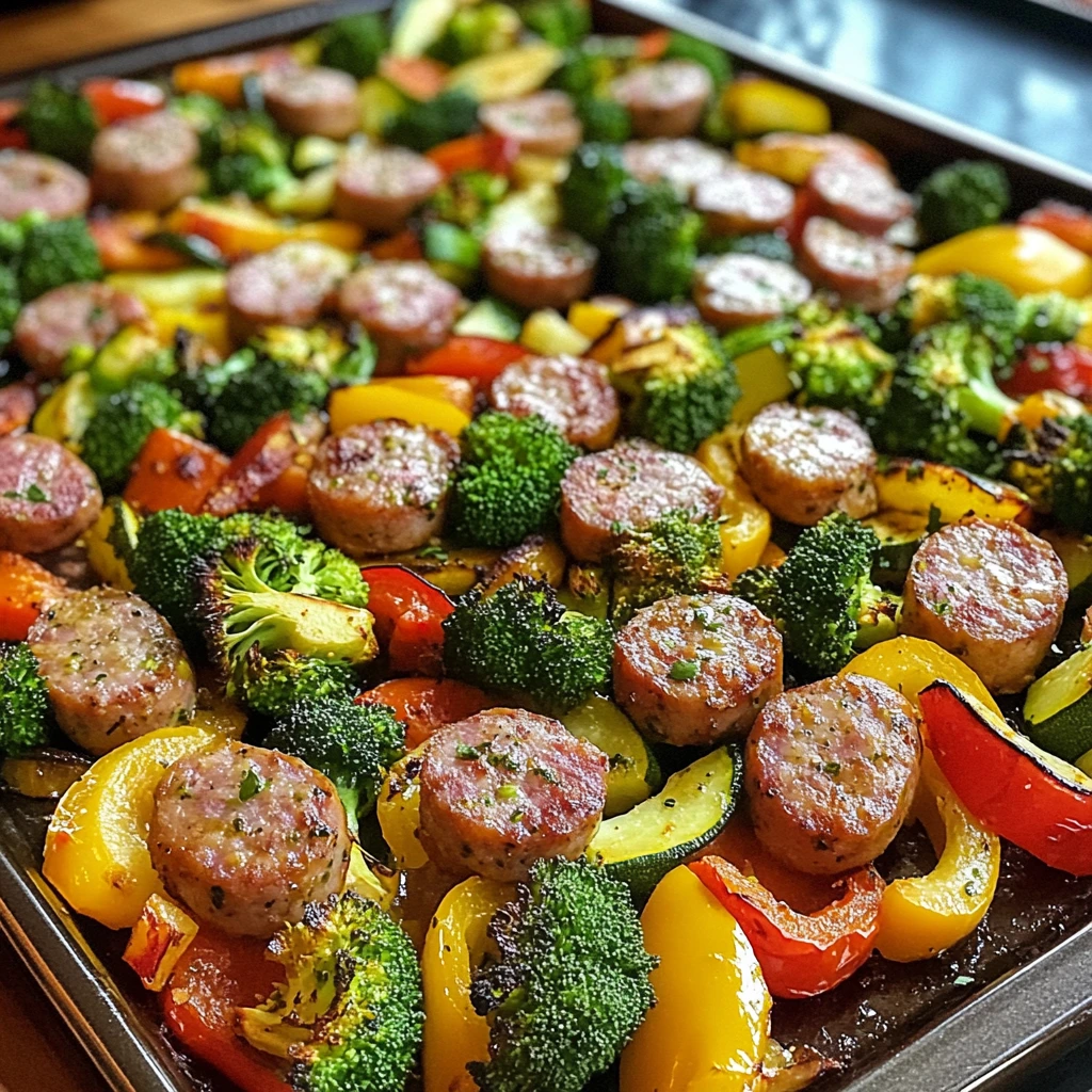 Sheet Pan Sausage and Veggies 30 Minutes Easy Delicious