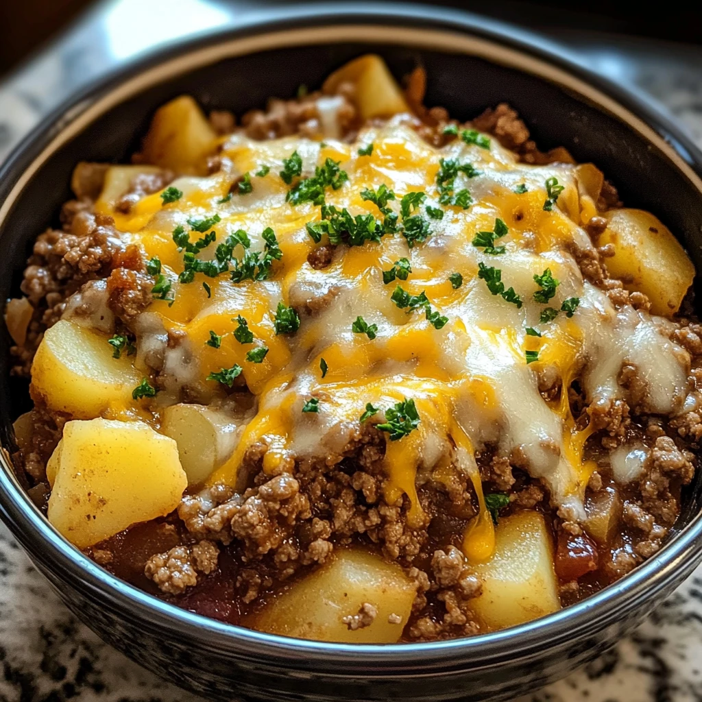 Slow Cooker Cowboy Casserole 6 Ingredients Easy Delicious