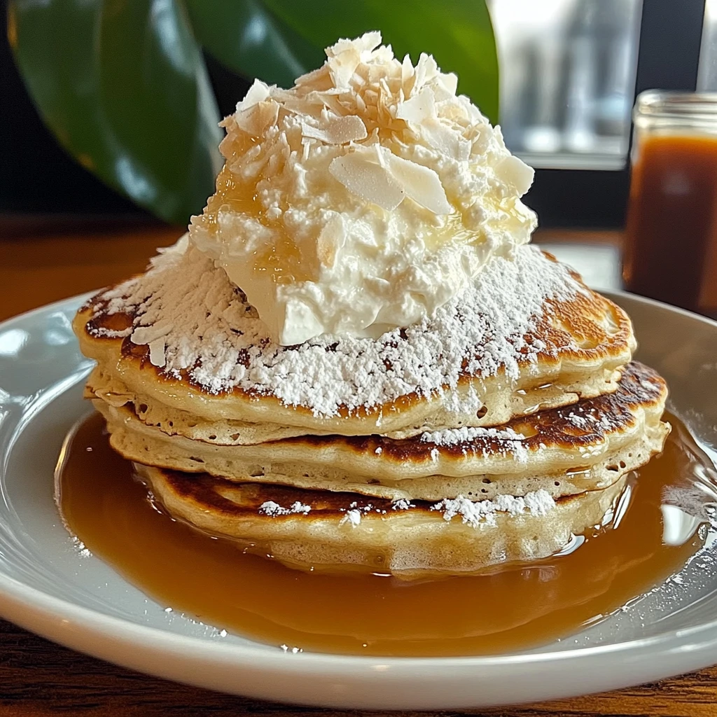 Sweet Coconut Cream Pancakes 4 Servings Ultimate Delicious