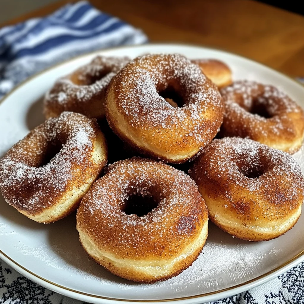 2 Ingredient Air Fryer Donut 8 Minutes Easy Delicious