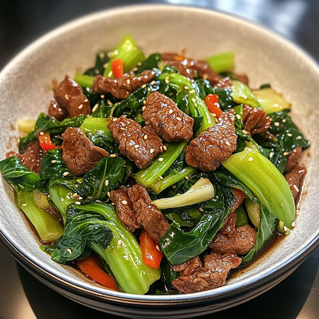 Bok Choy Stir-Fried Beef 30 Minutes Perfect Delicious