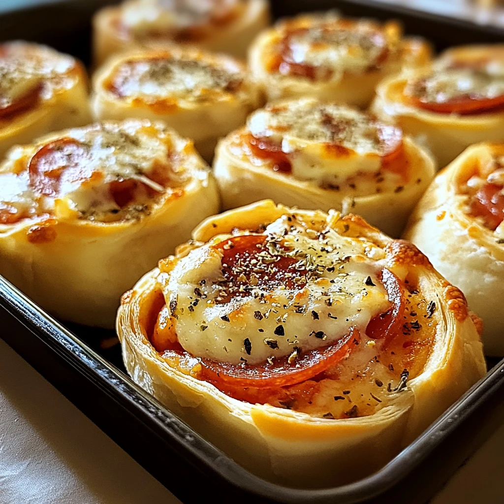 Flaky Pepperoni Pizza Rolls 4 Servings Easy Delicious