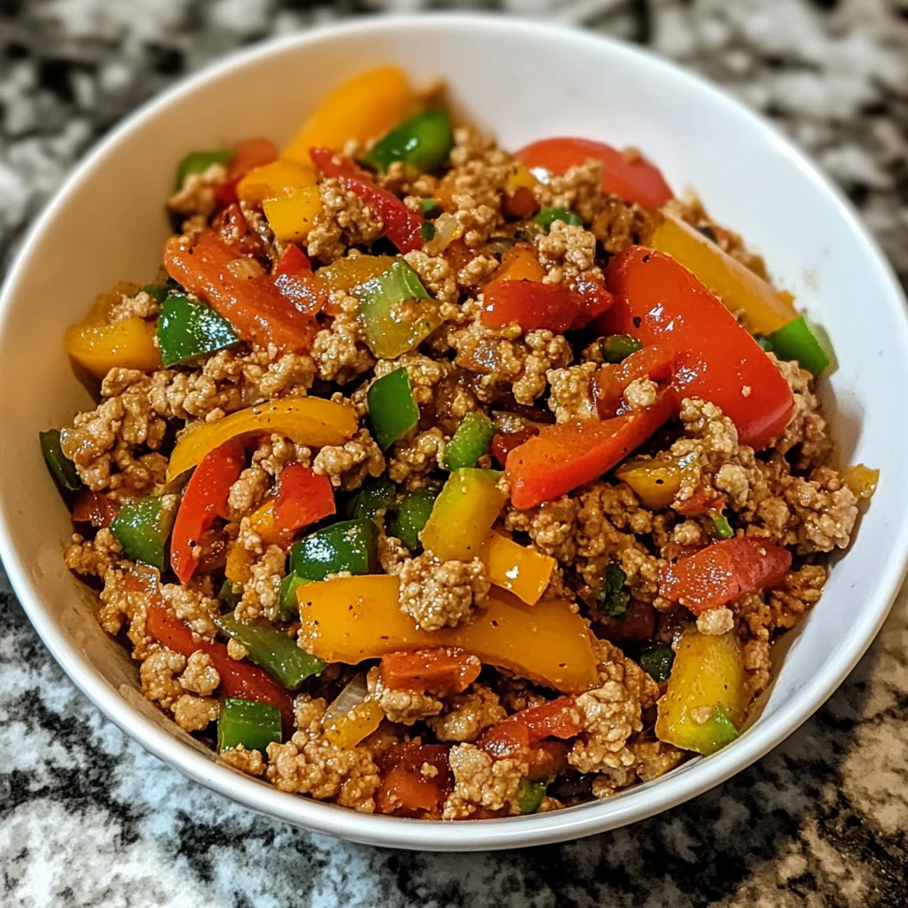 Ground Turkey and Peppers 30 Minutes Ultimate Delicious