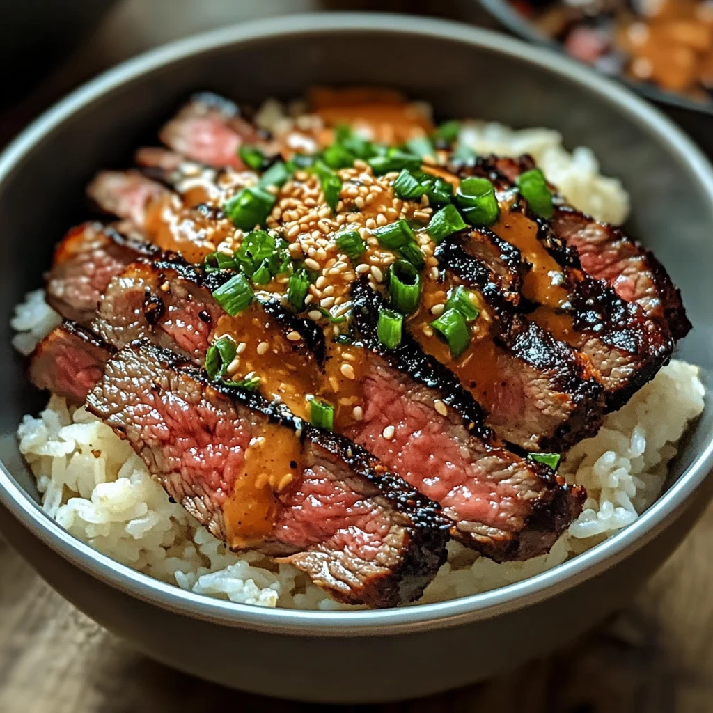Korean BBQ Steak Bowls 4 Servings Ultimate Delicious