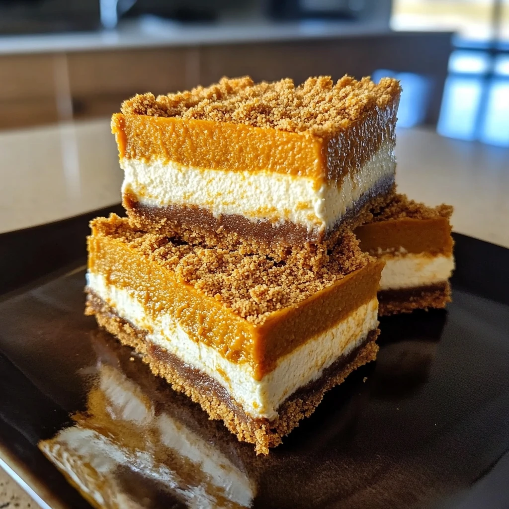 No Bake Pumpkin Cheesecake Bars 4 Servings Easy Delicious