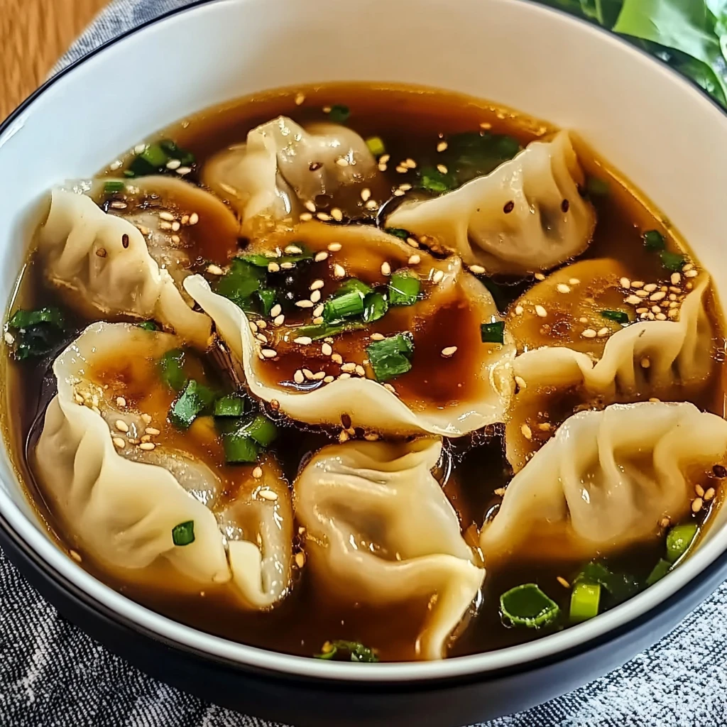 Potsticker Soup 5 Steps Easy Delicious