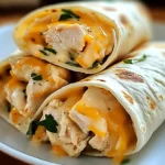 Cheesy Garlic Chicken Wraps – Easy & Flavor-Packed Meal