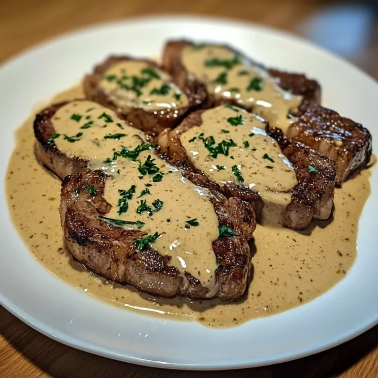 Creamy Garlic Sauce Steak Recipe: A Perfect Steak Delight