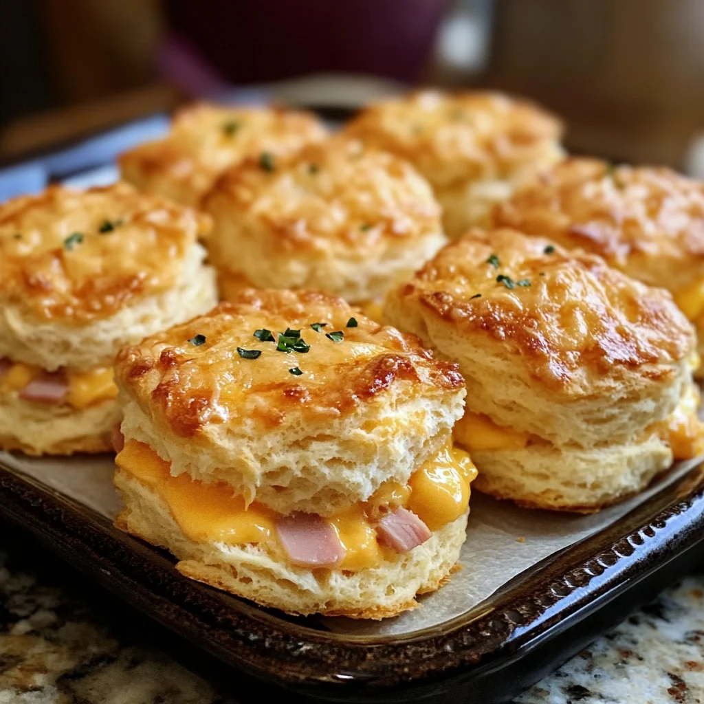 Ham and Cheese Butter Biscuits: Perfect for Breakfast