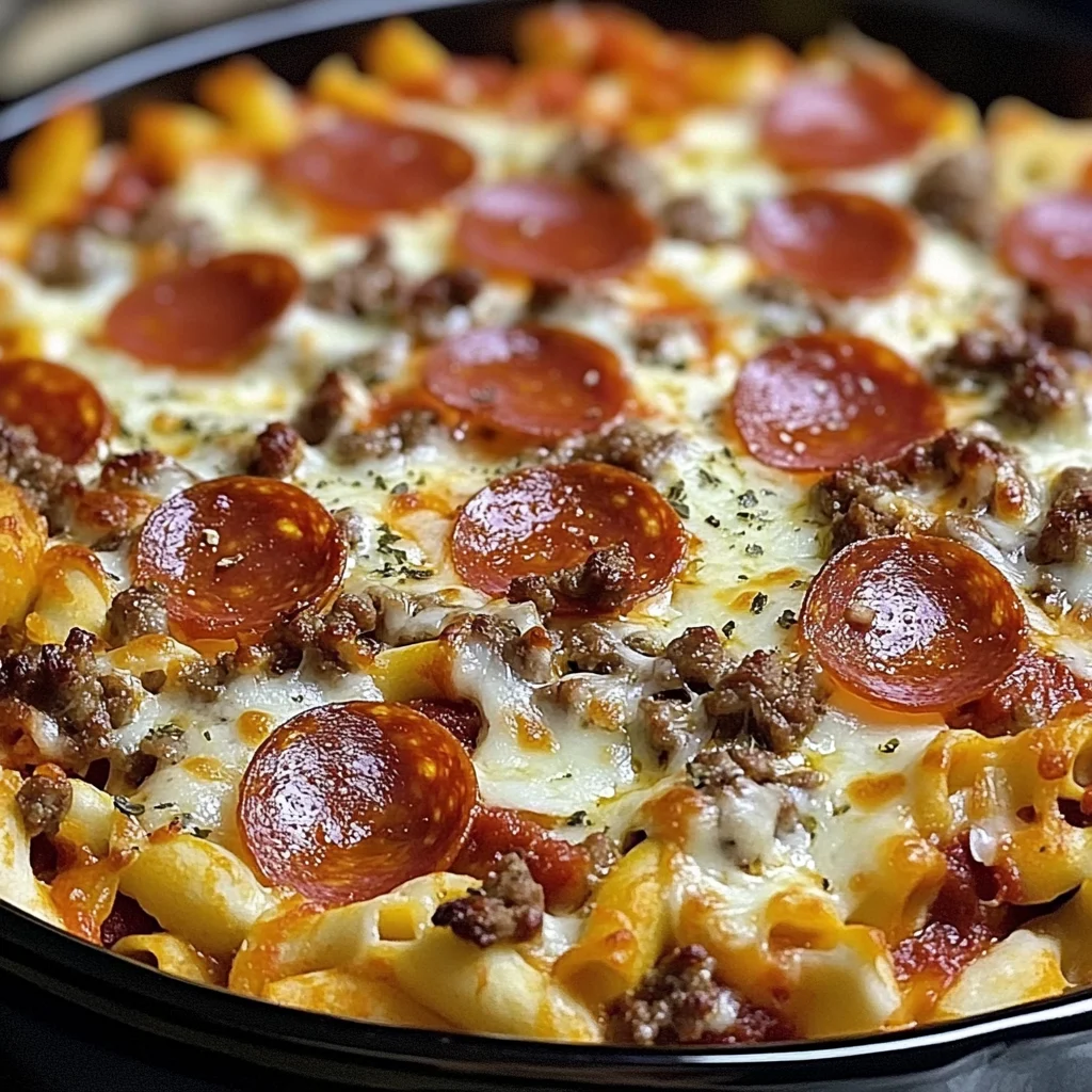 Meat Lovers Pizza Casserole Recipe: Easy & Delicious