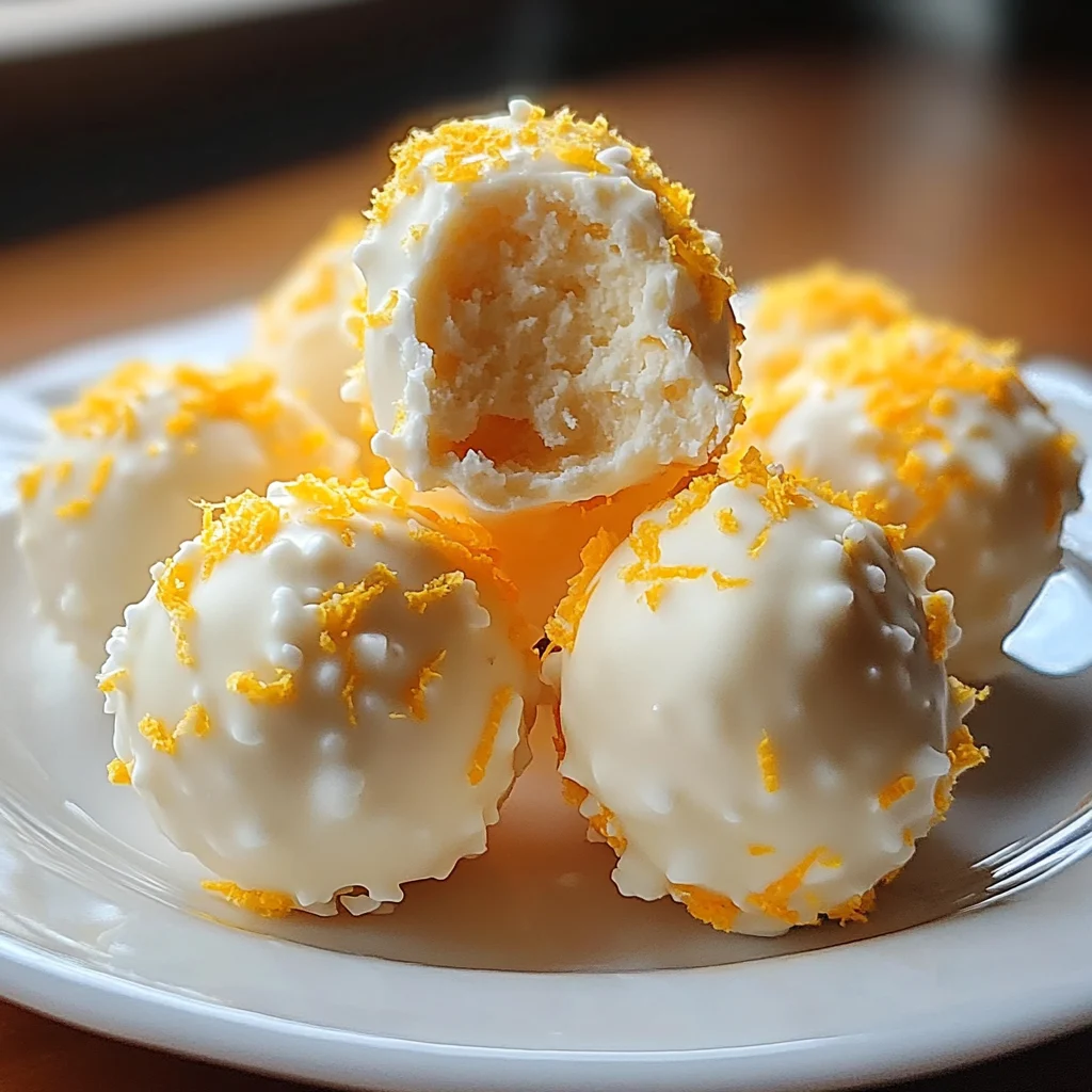 No-Bake Orange Creamsicle Truffles – Easy & Creamy Treat