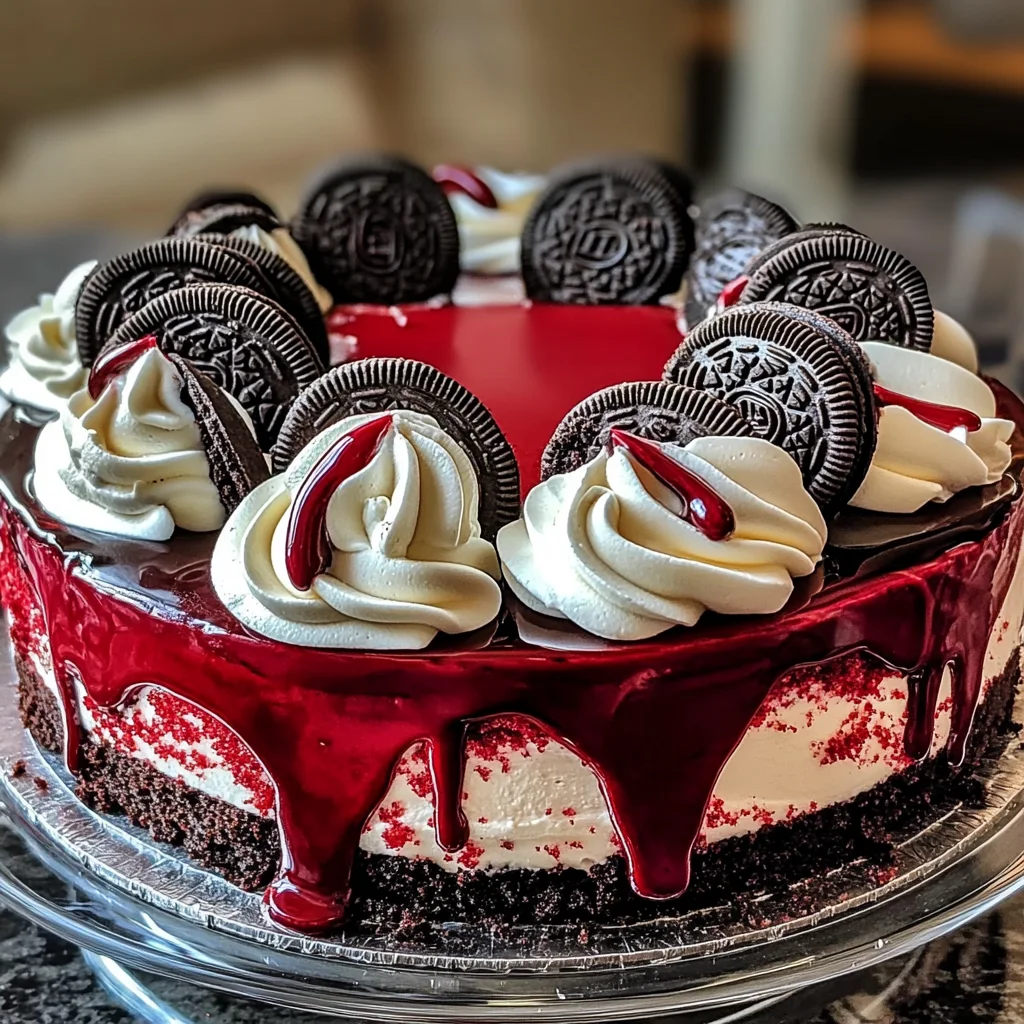 Red Velvet Oreo Cheesecake Recipe That’s Ultra Creamy