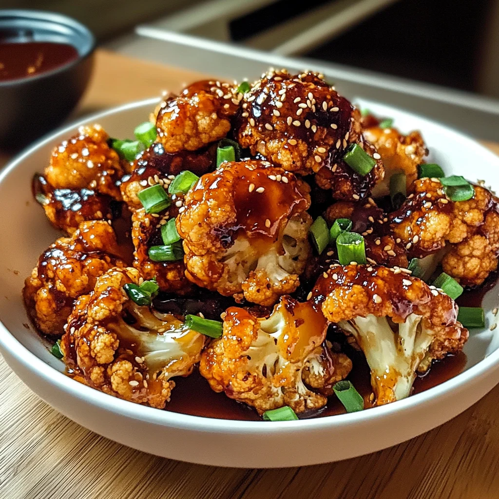 Sweet and Spicy Baked Cauliflower – Oven Roasted Delight