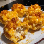 Buffalo Ranch Chicken Mac & Cheese Bombs Recipe