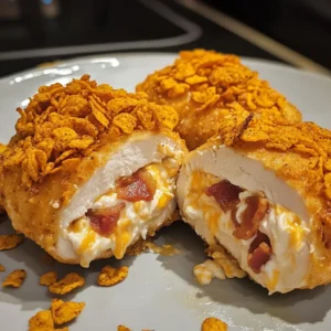 Cream Cheese and Bacon Stuffed Doritos Chicken