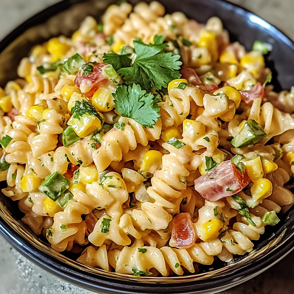 Mexican Street Corn Pasta Salad Recipe